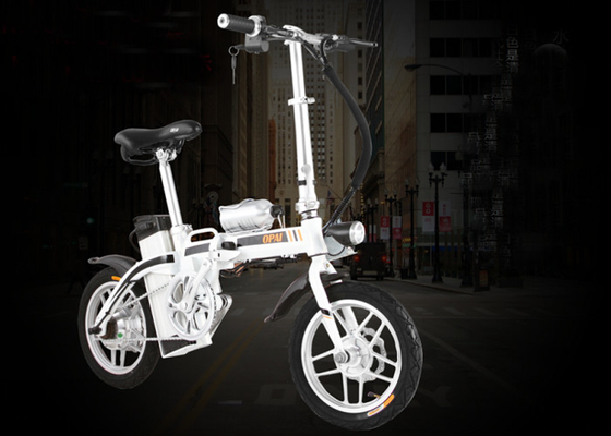 Ενήλικο ηλεκτρικό ποδήλατο 250 Watt, μικρό πτυσσόμενο ηλεκτρικό ποδήλατο με το ένα - δίπλωμα κουμπιών